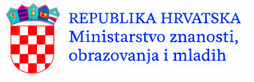 Republika Hrvatska - Ministarstvo znanosti, obrazovanja i mladih